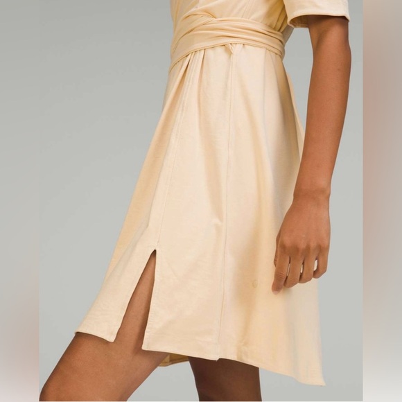 Lululemon cotton wrap front t-shirt dress size 10 new with tags - Picture 6 of 7